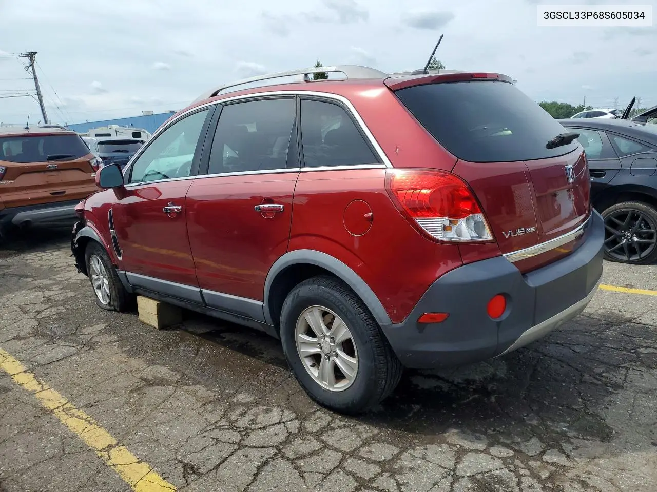 2008 Saturn Vue Xe VIN: 3GSCL33P68S605034 Lot: 57395566