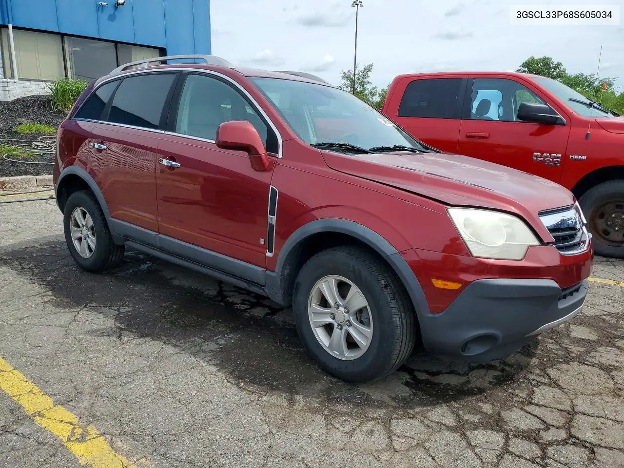 2008 Saturn Vue Xe VIN: 3GSCL33P68S605034 Lot: 57395566