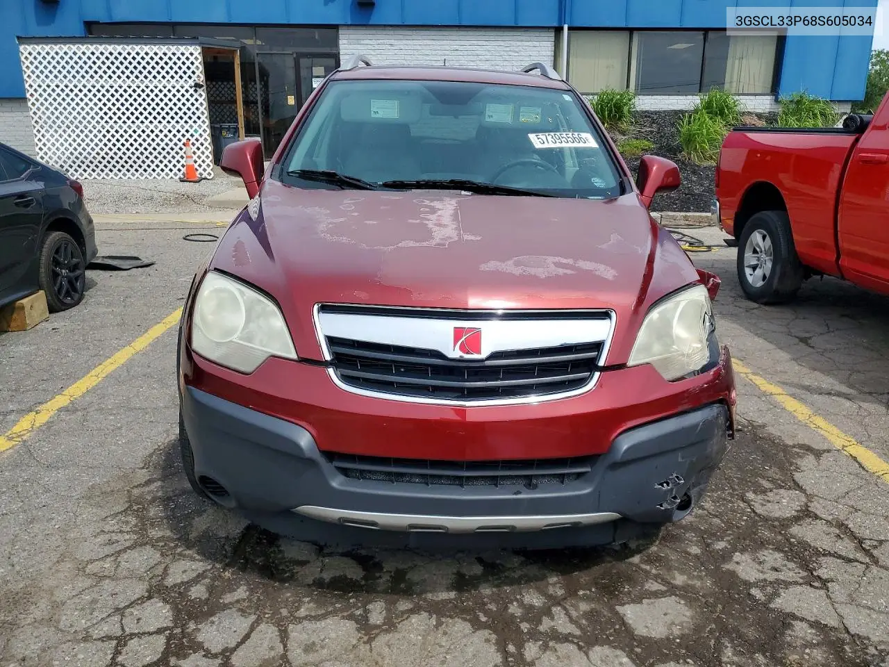 2008 Saturn Vue Xe VIN: 3GSCL33P68S605034 Lot: 57395566