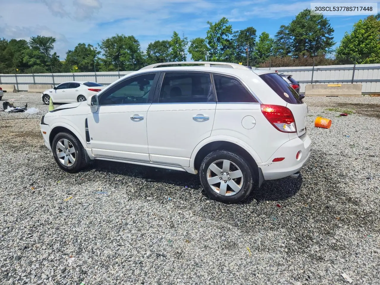 2008 Saturn Vue Xr VIN: 3GSCL53778S717448 Lot: 57521736
