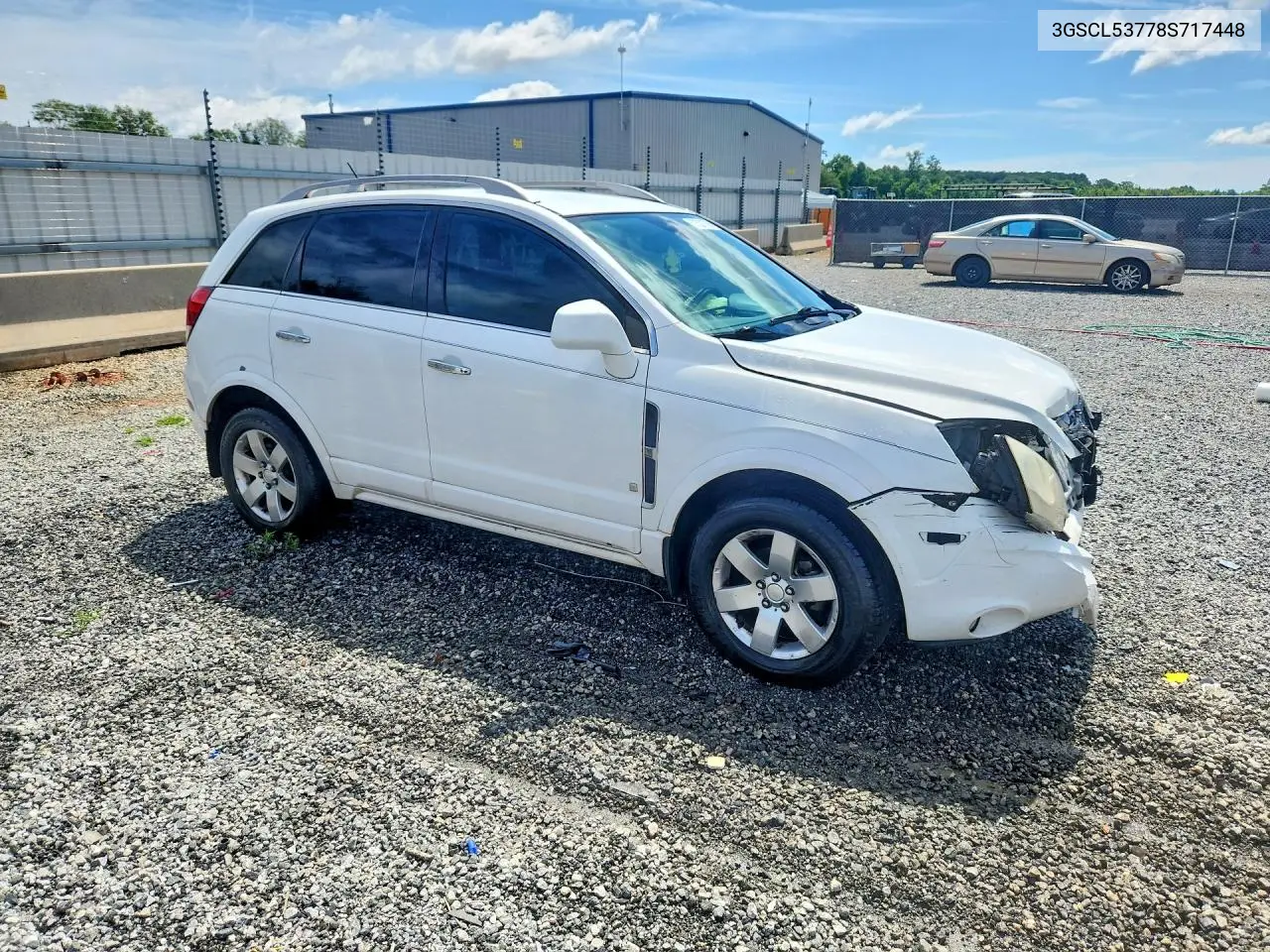 2008 Saturn Vue Xr VIN: 3GSCL53778S717448 Lot: 57521736