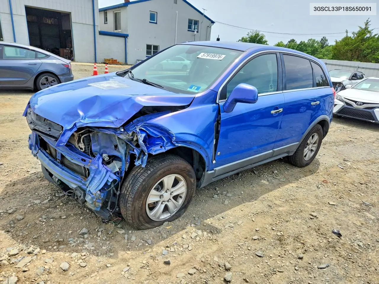 2008 Saturn Vue Xe VIN: 3GSCL33P18S650091 Lot: 57919976