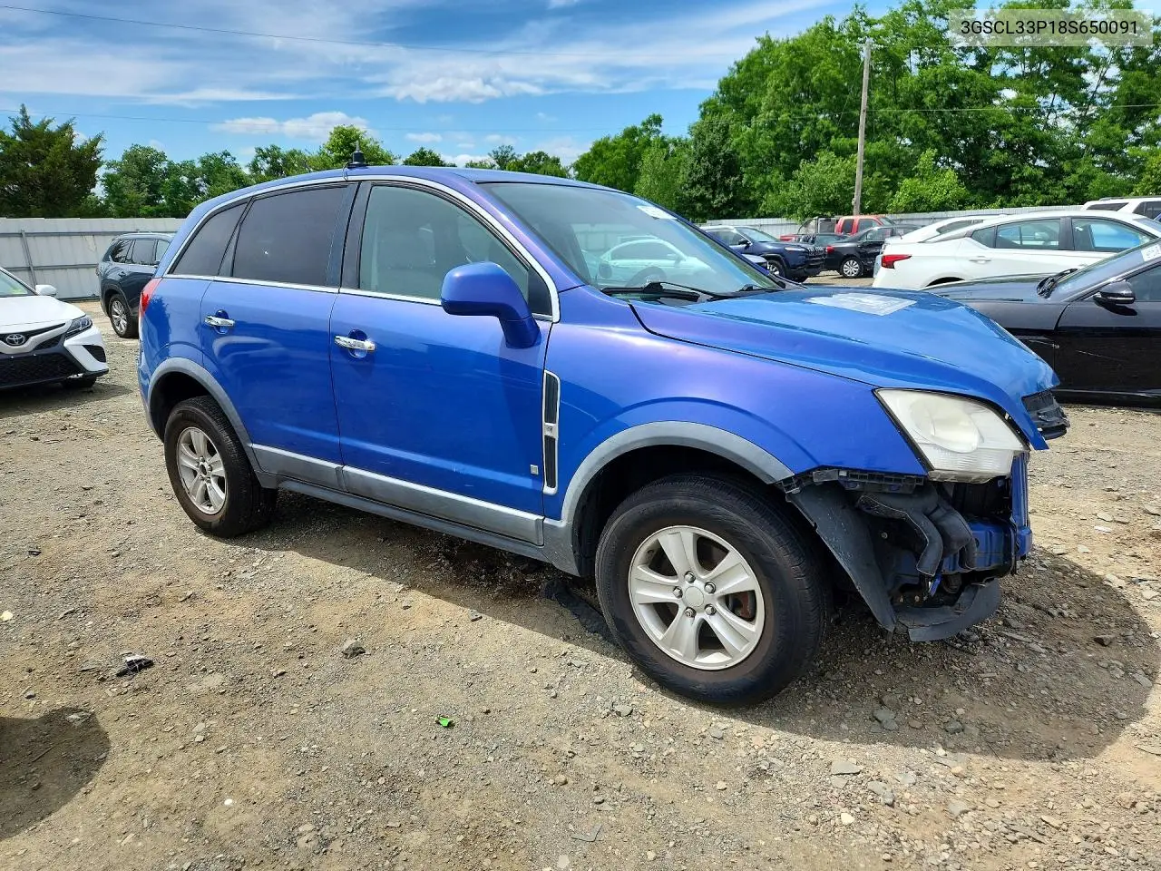 2008 Saturn Vue Xe VIN: 3GSCL33P18S650091 Lot: 57919976