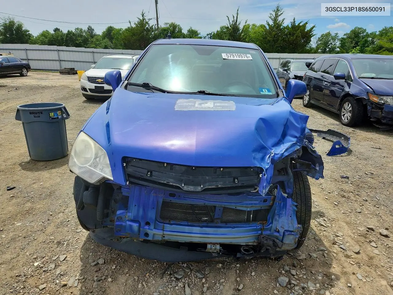 2008 Saturn Vue Xe VIN: 3GSCL33P18S650091 Lot: 57919976