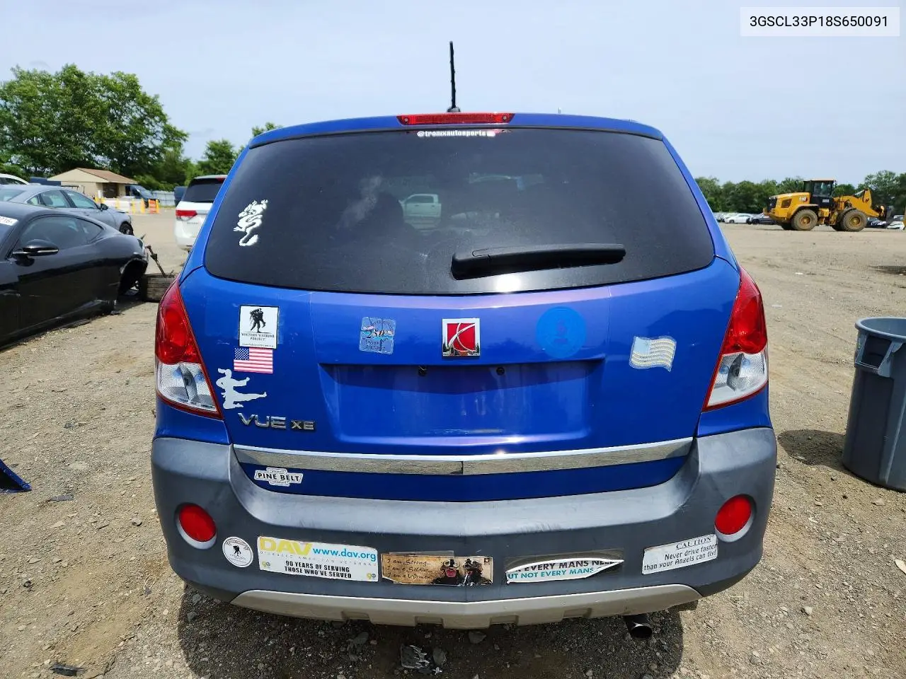 2008 Saturn Vue Xe VIN: 3GSCL33P18S650091 Lot: 57919976