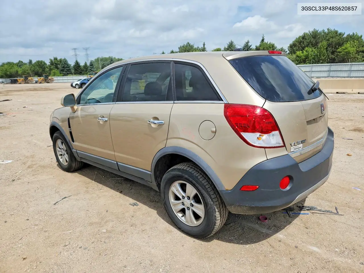 2008 Saturn Vue Xe VIN: 3GSCL33P48S620857 Lot: 58899596