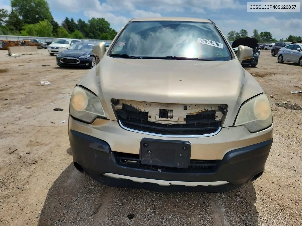 2008 Saturn Vue Xe VIN: 3GSCL33P48S620857 Lot: 58899596
