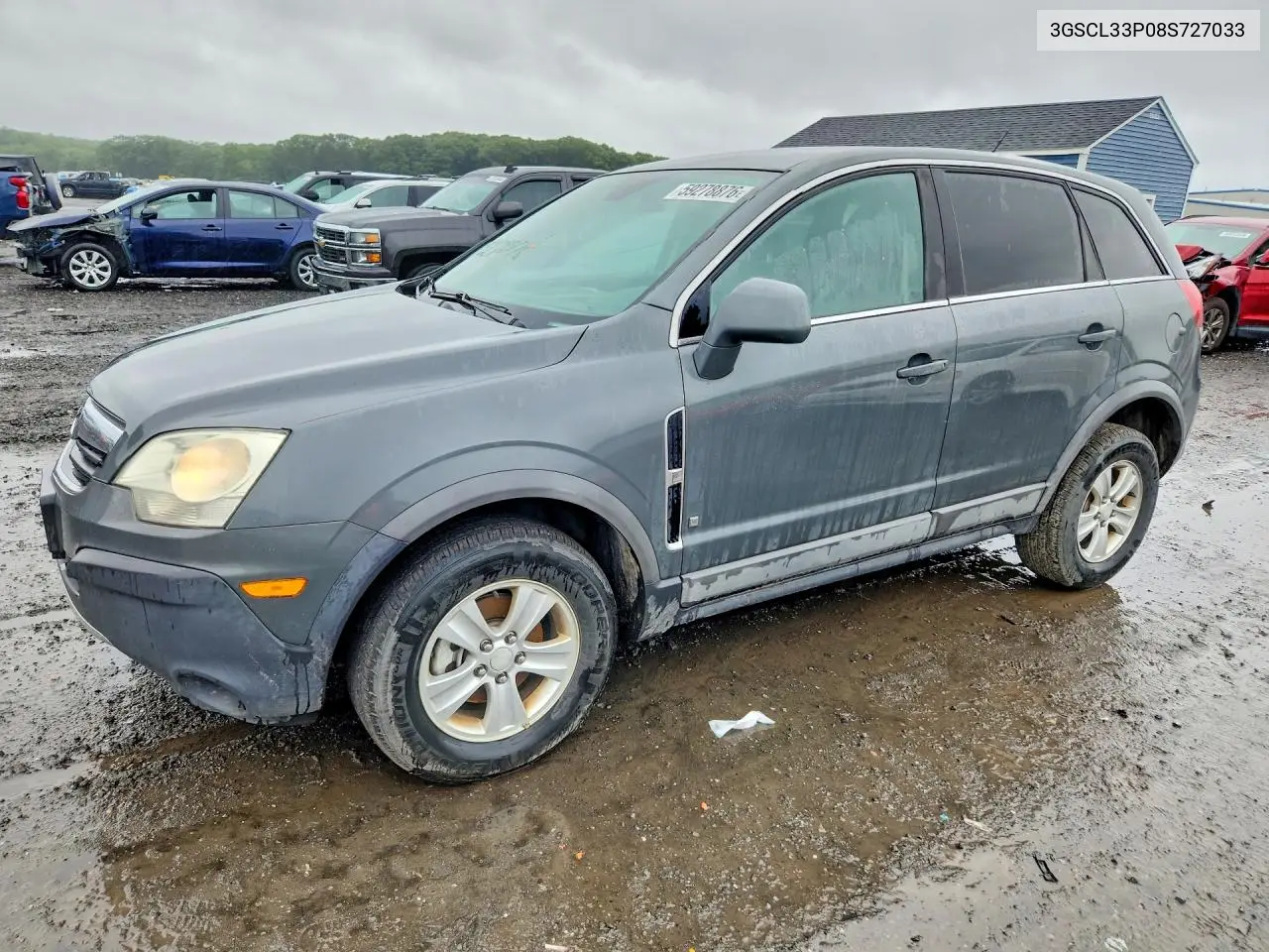 2008 Saturn Vue Xe VIN: 3GSCL33P08S727033 Lot: 59278876