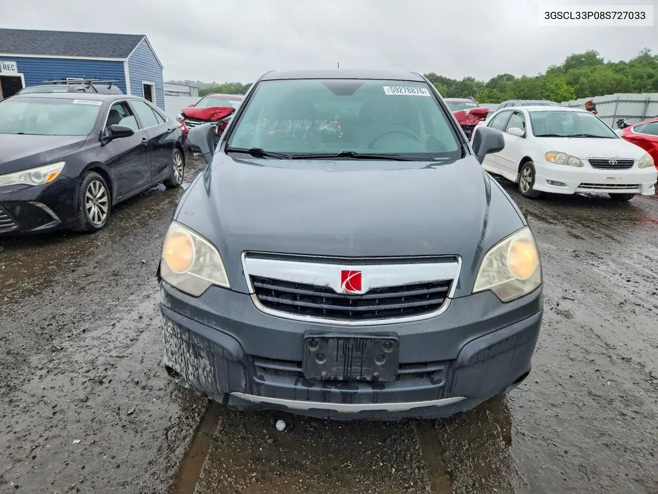 2008 Saturn Vue Xe VIN: 3GSCL33P08S727033 Lot: 59278876