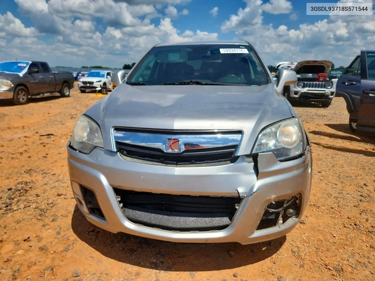 2008 Saturn Vue Redline VIN: 3GSDL93718S571544 Lot: 59334116