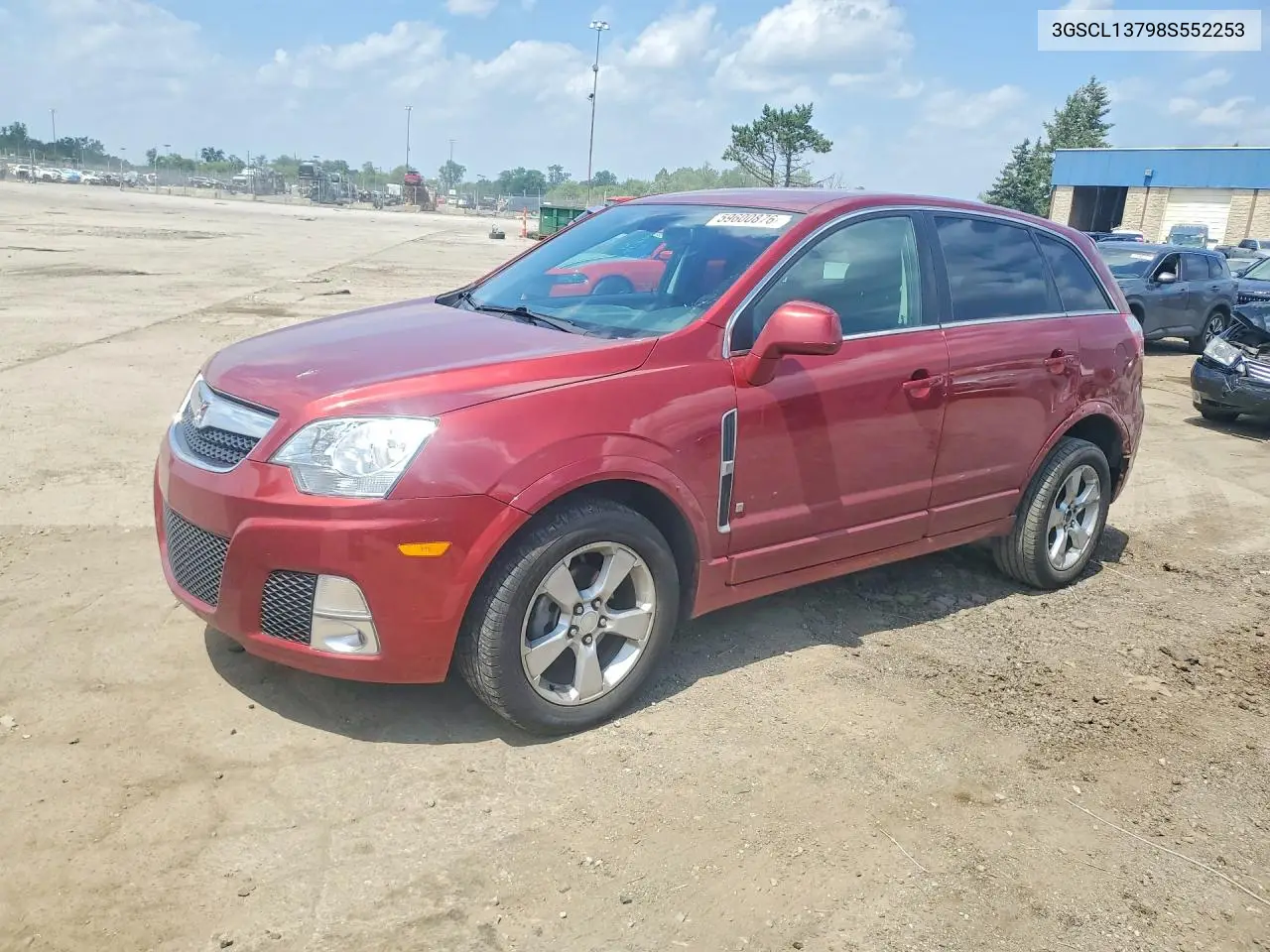 2008 Saturn Vue Redline VIN: 3GSCL13798S552253 Lot: 59600876