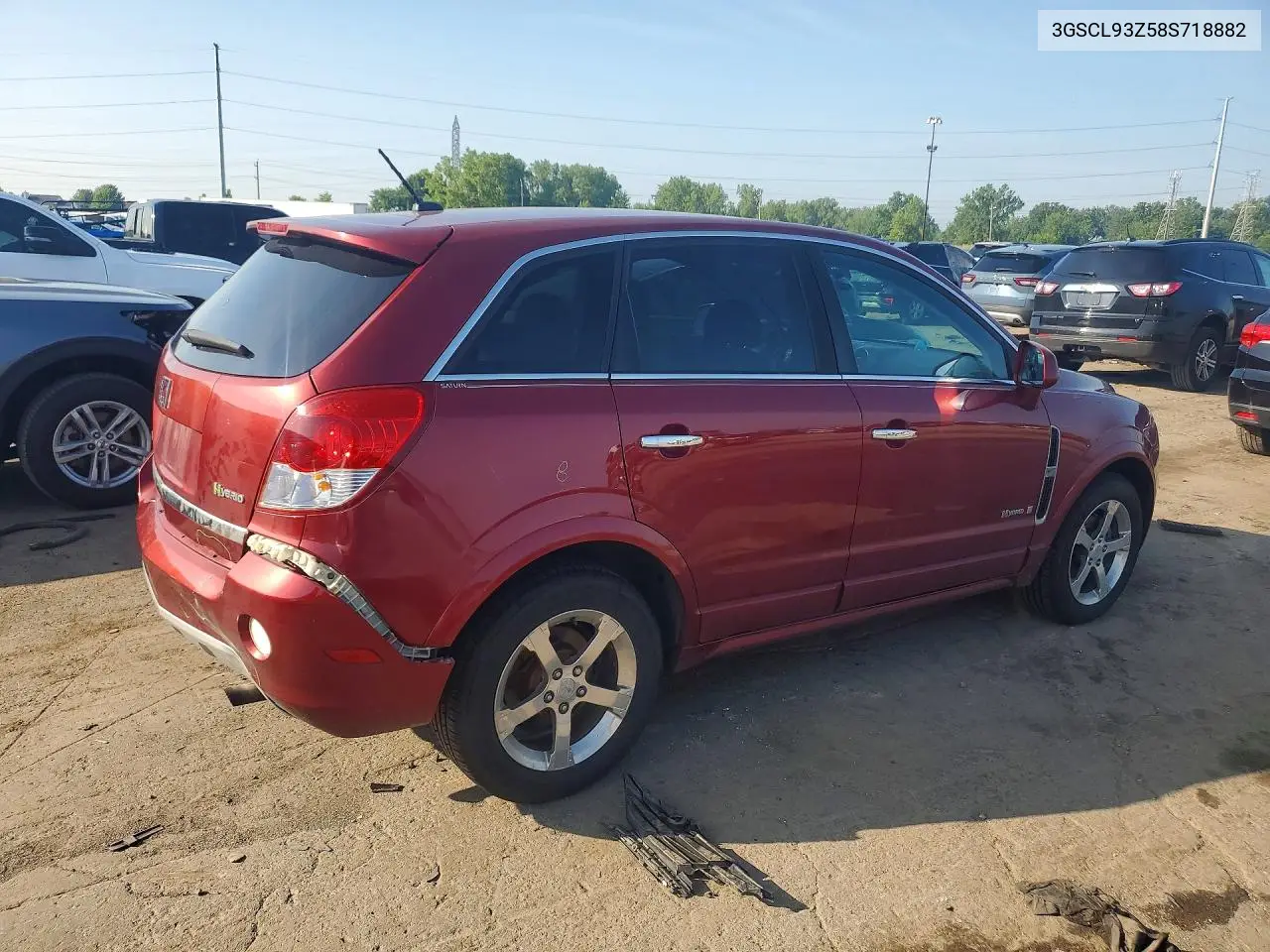 2008 Saturn Vue Hybrid VIN: 3GSCL93Z58S718882 Lot: 60062236