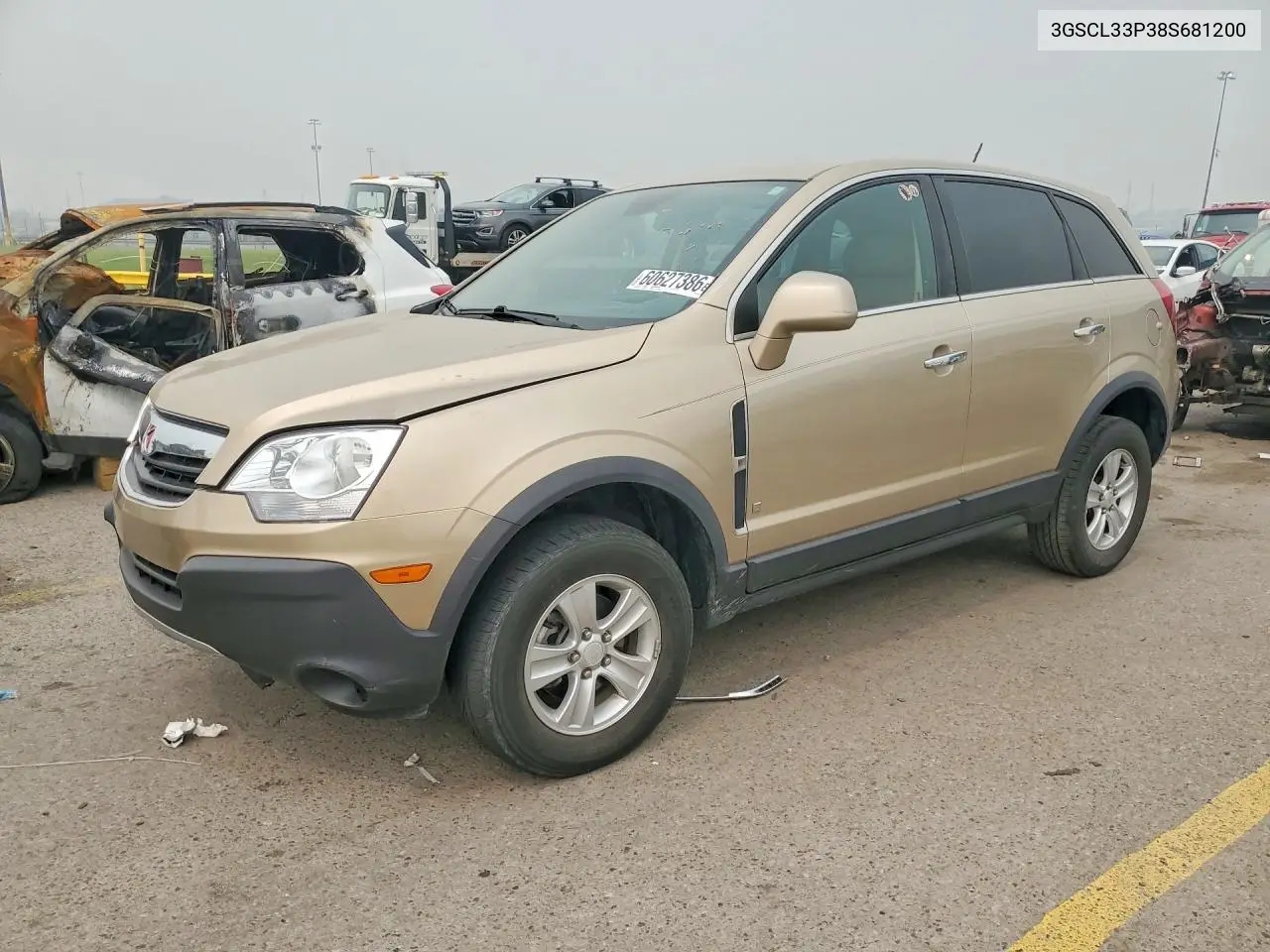 2008 Saturn Vue Xe VIN: 3GSCL33P38S681200 Lot: 60627386