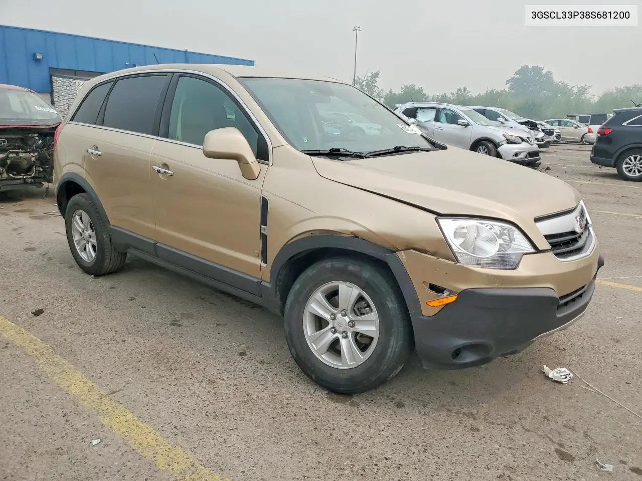 2008 Saturn Vue Xe VIN: 3GSCL33P38S681200 Lot: 60627386