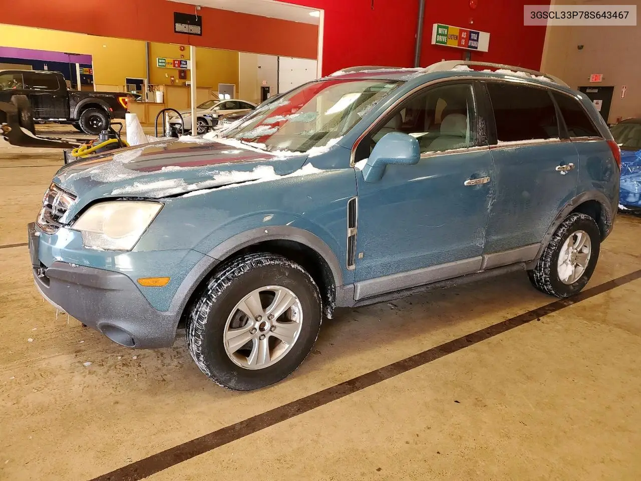2008 Saturn Vue Xe VIN: 3GSCL33P78S643467 Lot: 75054625
