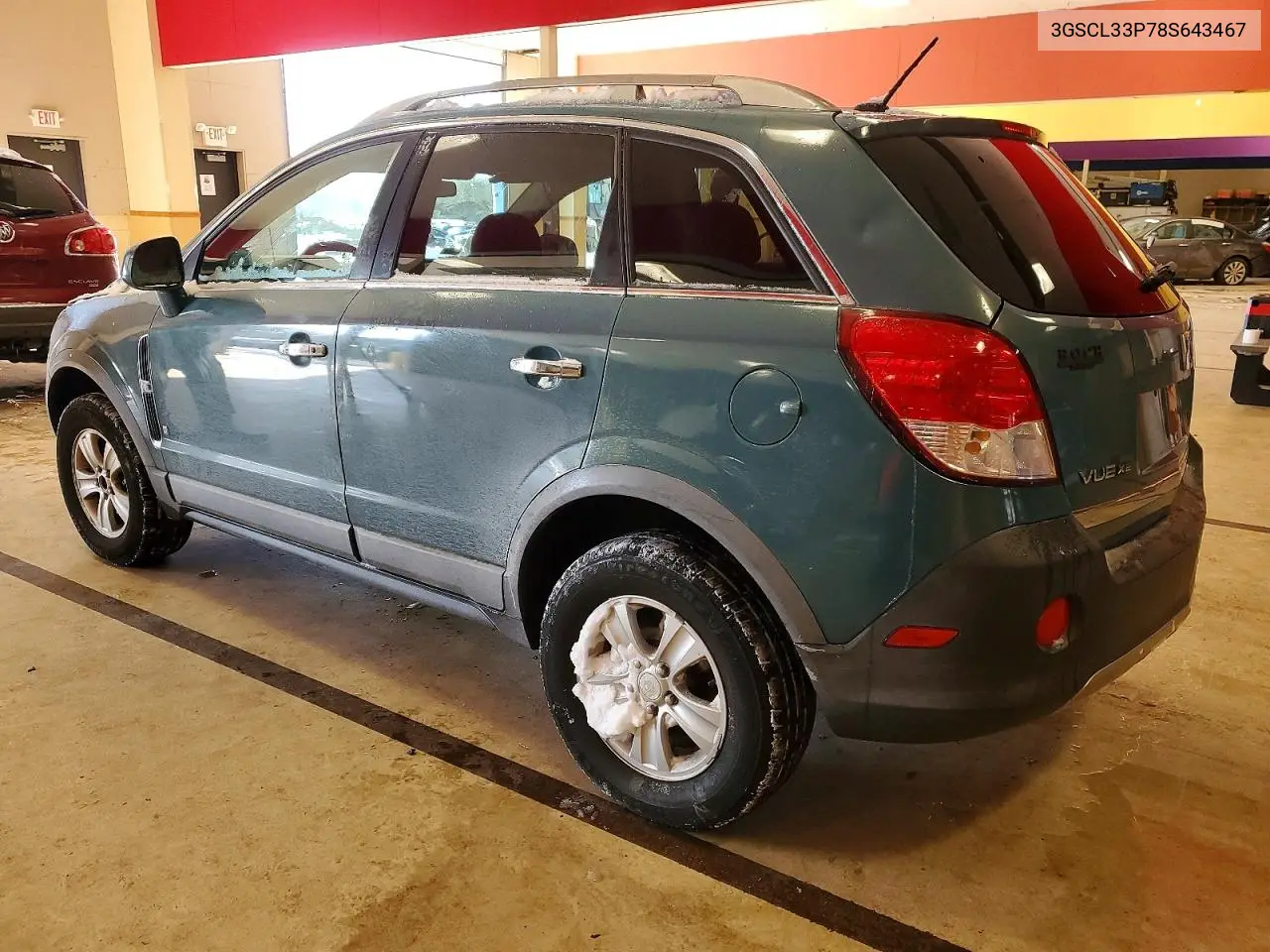 2008 Saturn Vue Xe VIN: 3GSCL33P78S643467 Lot: 75054625