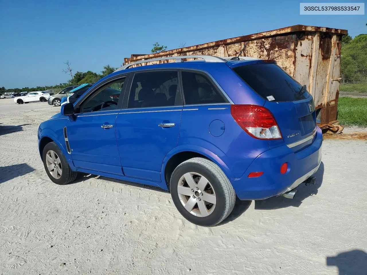 2008 Saturn Vue Xr VIN: 3GSCL53798S533547 Lot: 85608275