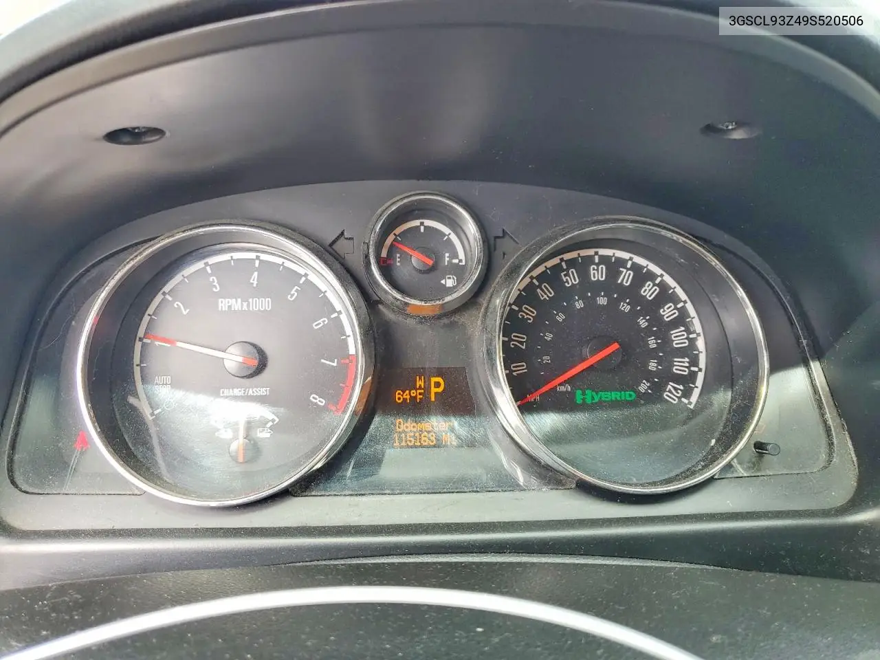2009 Saturn Vue Hybrid VIN: 3GSCL93Z49S520506 Lot: 54279396