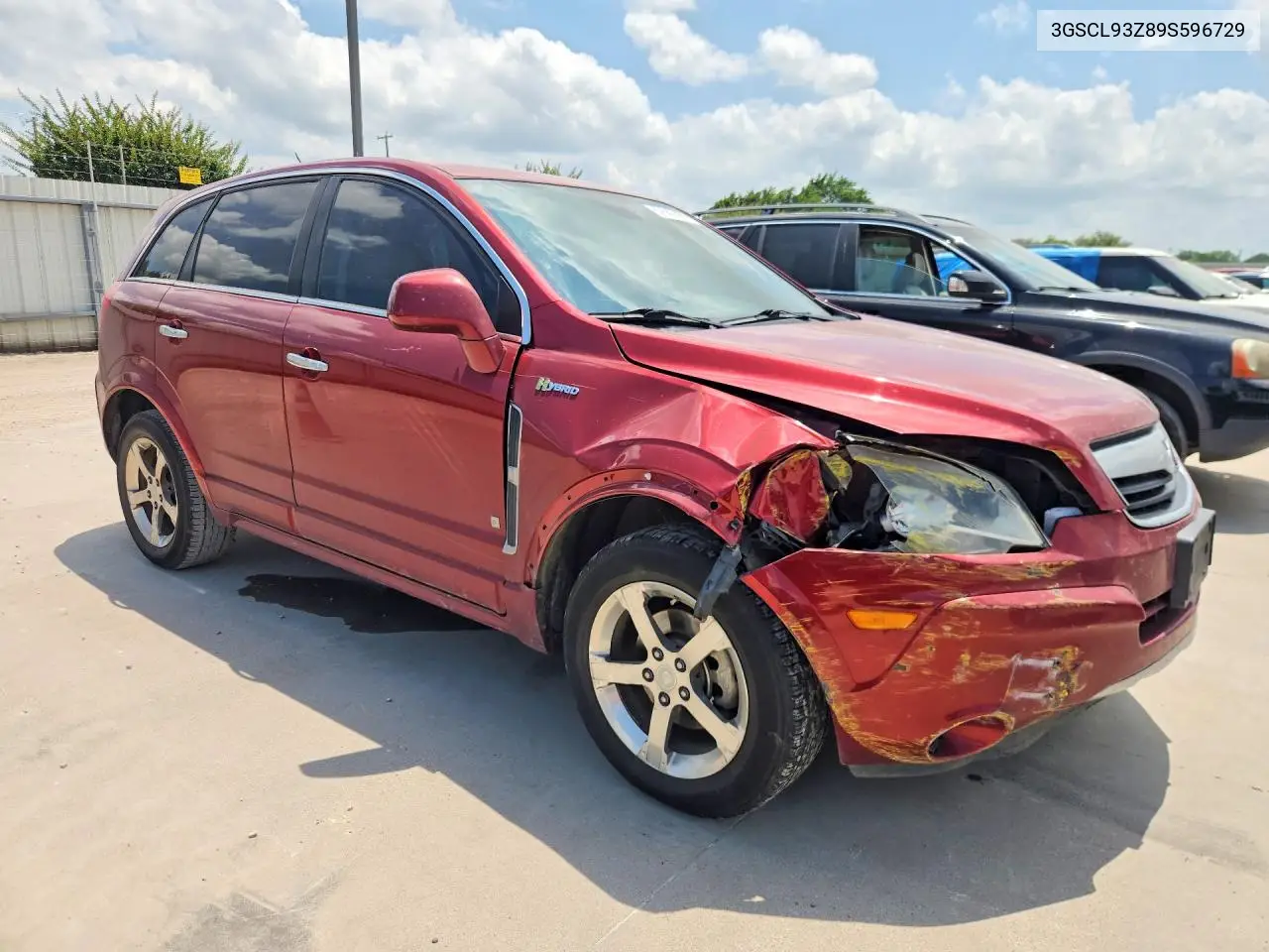 2009 Saturn Vue Hybrid VIN: 3GSCL93Z89S596729 Lot: 57687686
