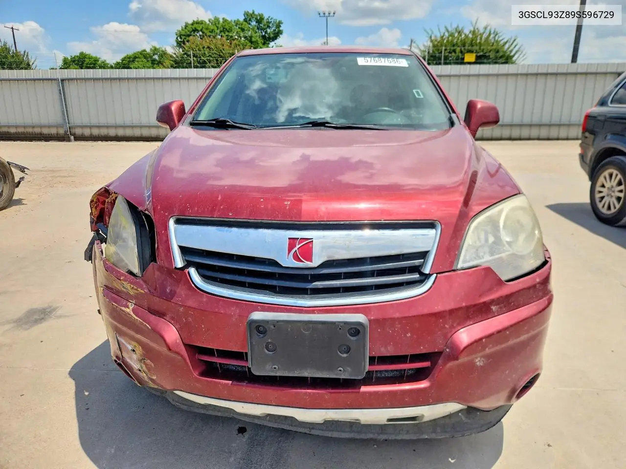2009 Saturn Vue Hybrid VIN: 3GSCL93Z89S596729 Lot: 57687686