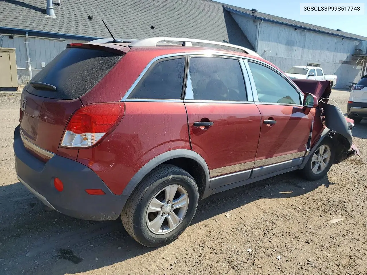 2009 Saturn Vue Xe VIN: 3GSCL33P99S517743 Lot: 60092926