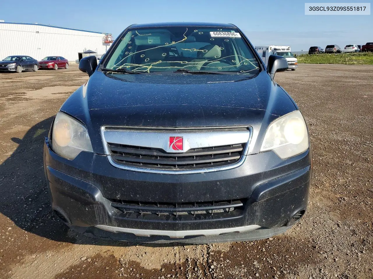 2009 Saturn Vue VIN: 3GSCL93Z09S551817 Lot: 60836896