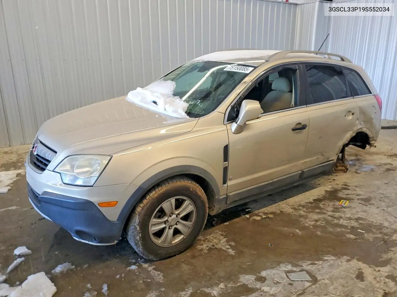 2009 Saturn Vue Xe VIN: 3GSCL33P19S552034 Lot: 75150085