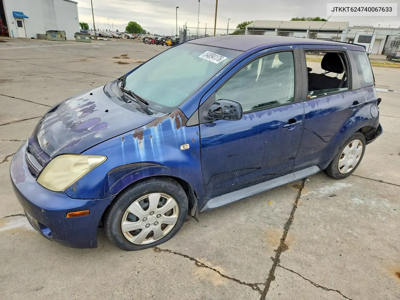 2004 Scion Xa Base VIN: JTKKT624740067633 Lot: 54894176