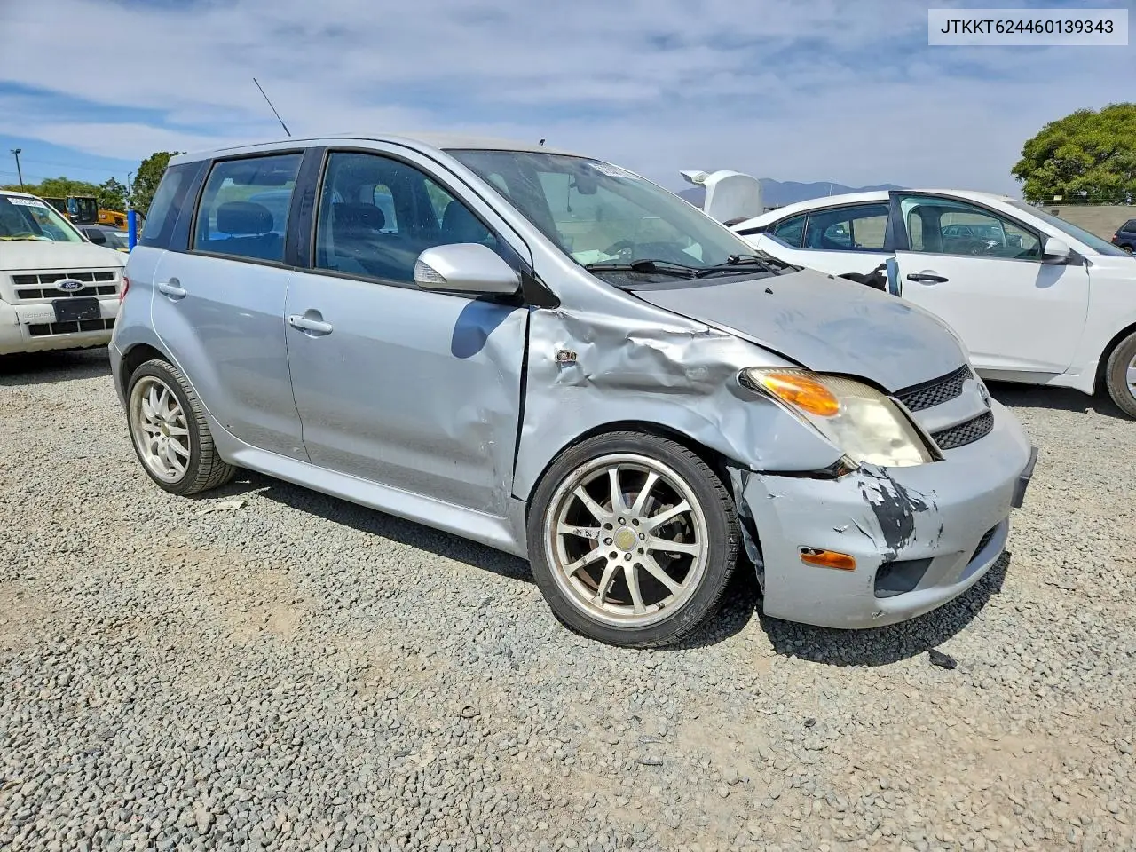 2006 Scion Xa Base VIN: JTKKT624460139343 Lot: 57252716