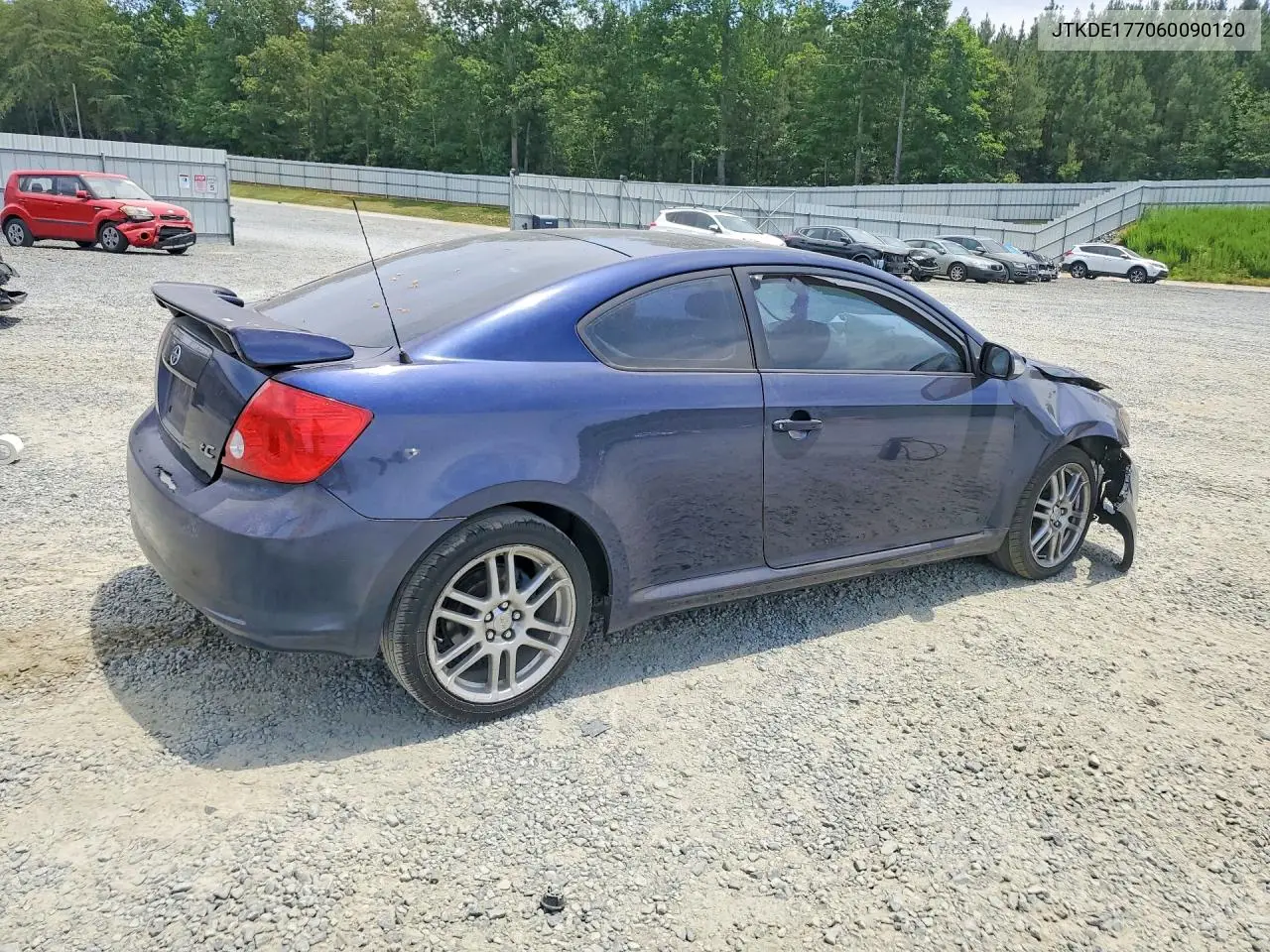 2006 Scion Tc Base VIN: JTKDE177060090120 Lot: 57484496