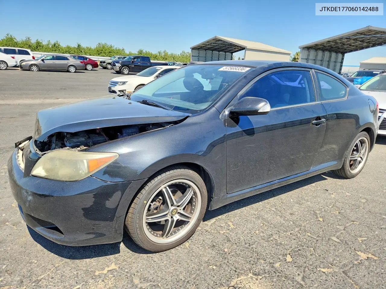2006 Scion Tc Base VIN: JTKDE177060142488 Lot: 57569336