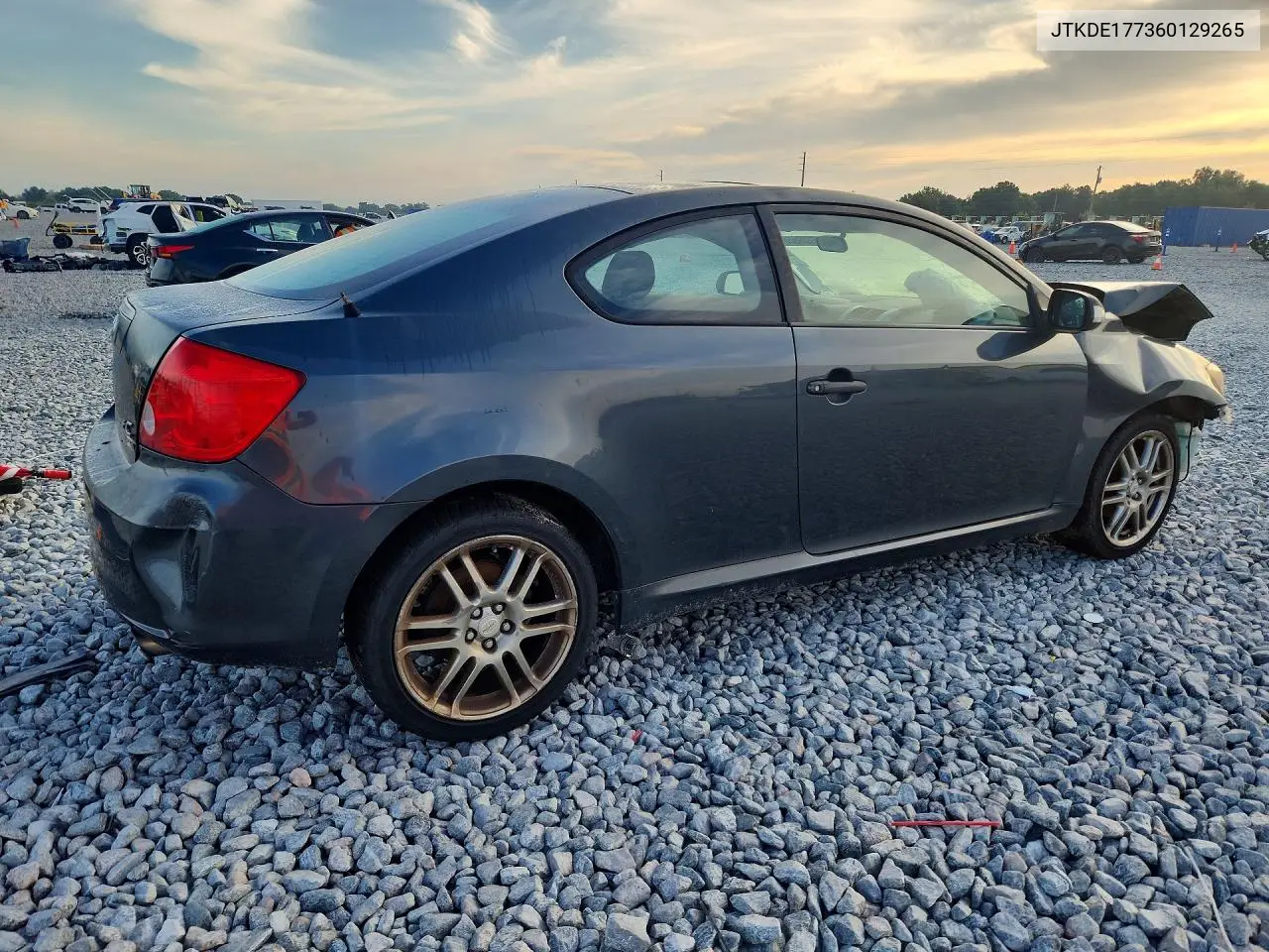 2006 Scion Tc Base VIN: JTKDE177360129265 Lot: 57739586