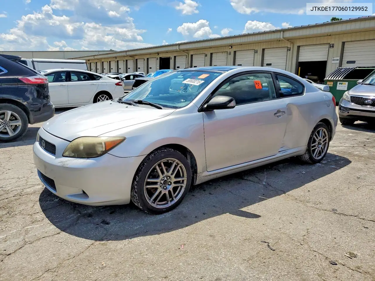 2006 Scion Tc Base VIN: JTKDE177060129952 Lot: 58600216
