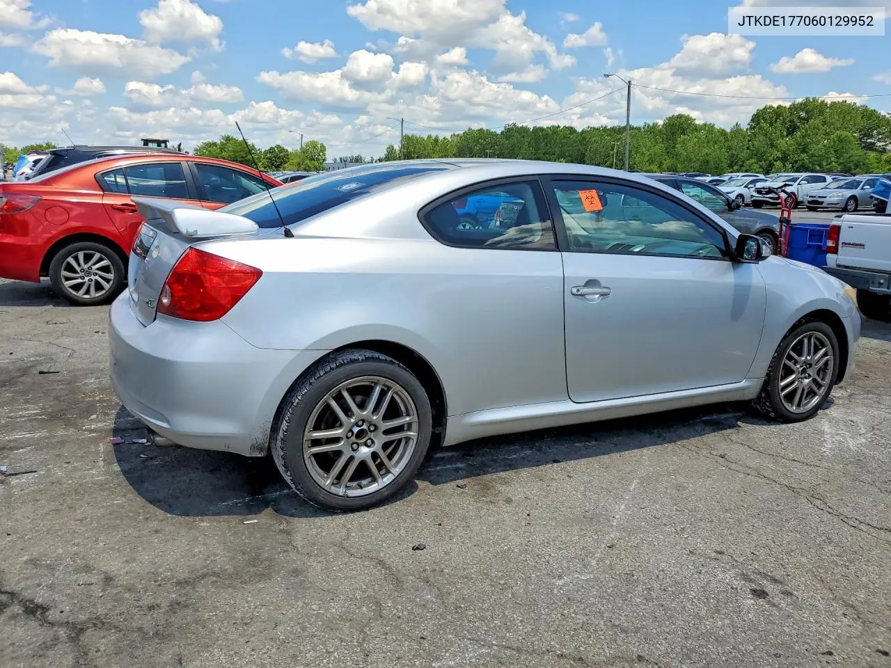2006 Scion Tc Base VIN: JTKDE177060129952 Lot: 58600216