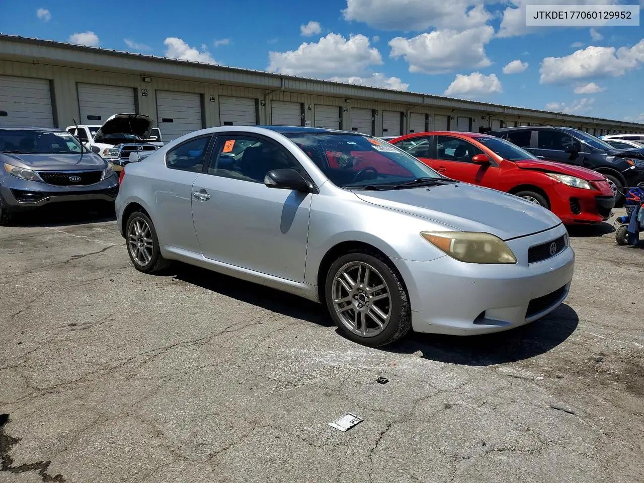 2006 Scion Tc Base VIN: JTKDE177060129952 Lot: 58600216