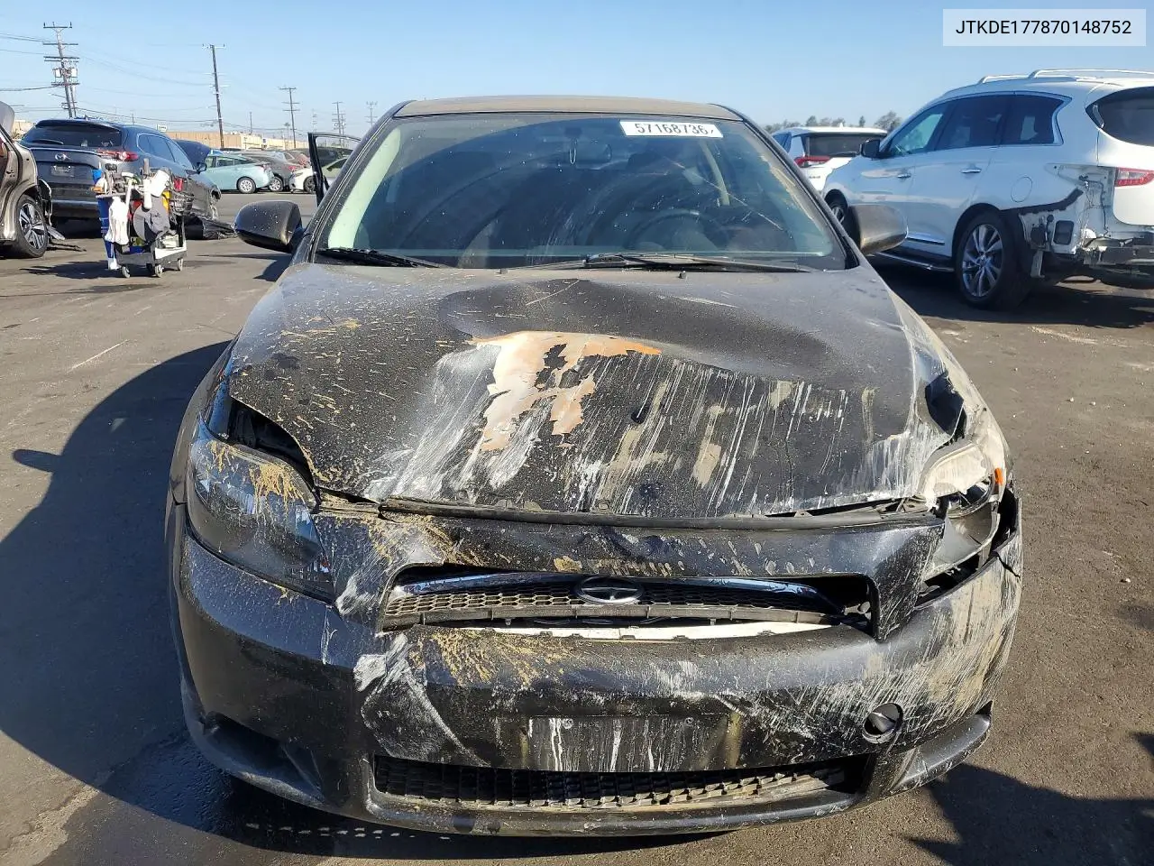 2007 Scion Tc Base VIN: JTKDE177870148752 Lot: 57168736