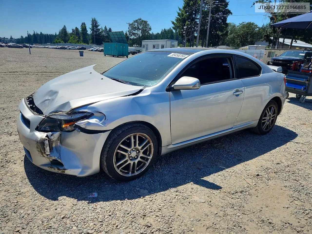 2007 Scion Tc Base VIN: JTKDE177770166885 Lot: 58458256