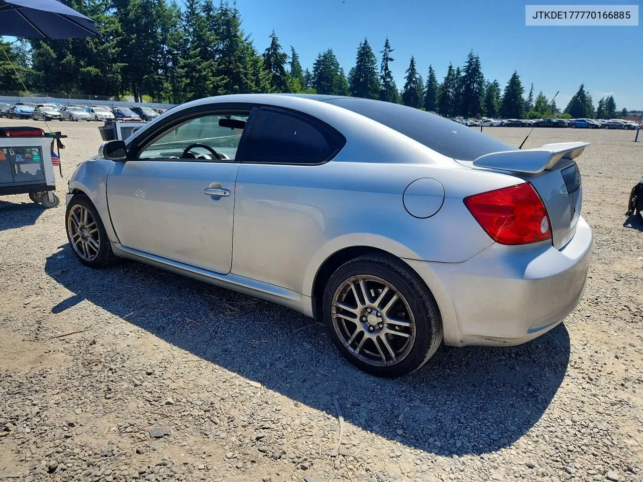 2007 Scion Tc Base VIN: JTKDE177770166885 Lot: 58458256