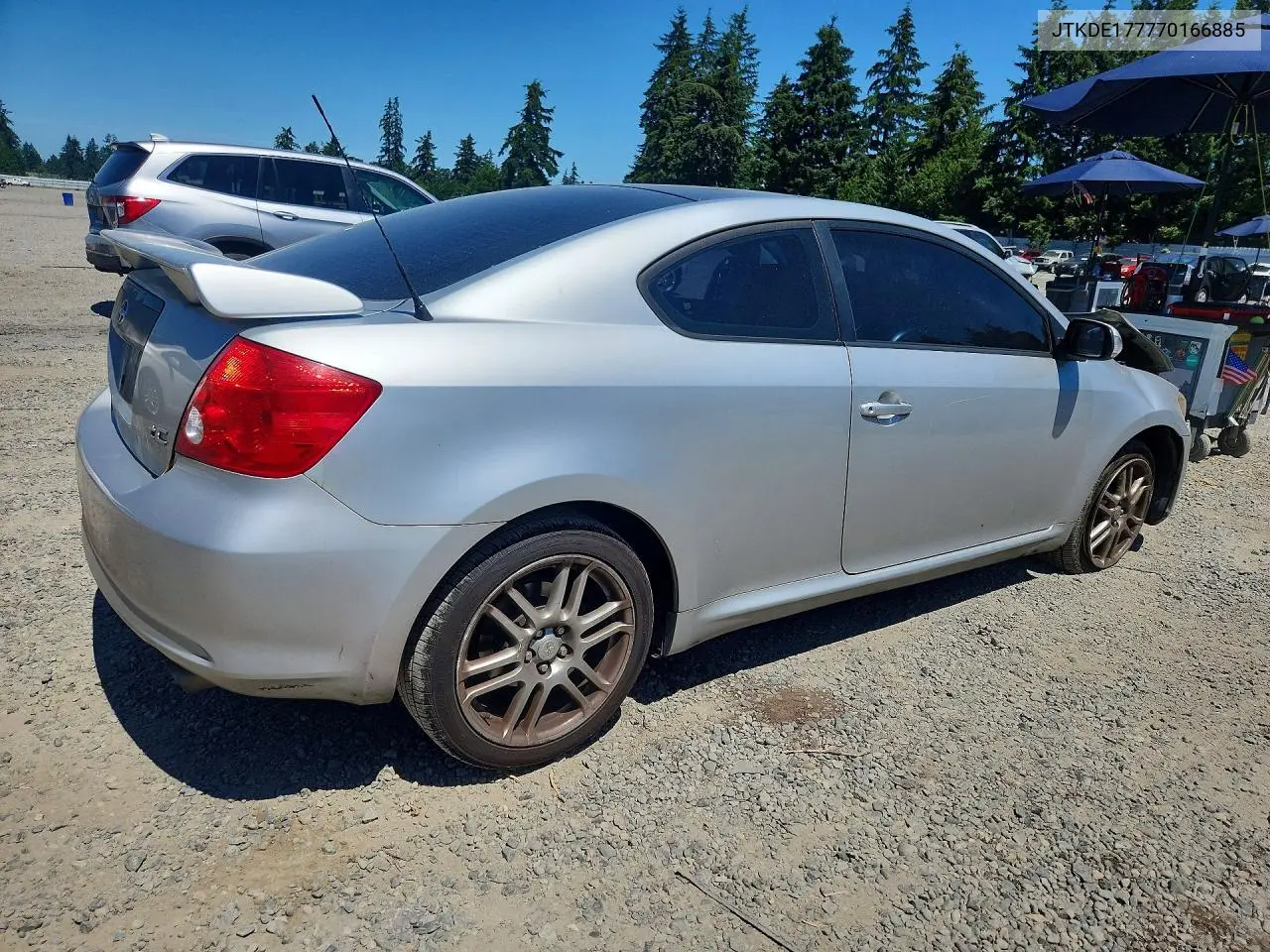 2007 Scion Tc Base VIN: JTKDE177770166885 Lot: 58458256