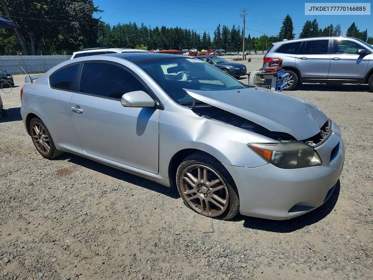 2007 Scion Tc Base VIN: JTKDE177770166885 Lot: 58458256