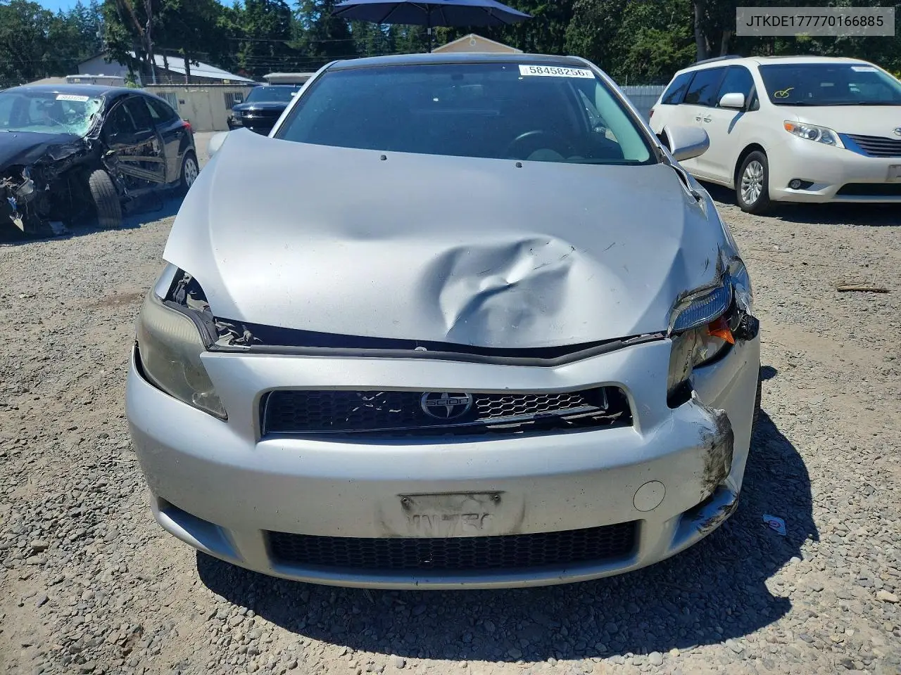 2007 Scion Tc Base VIN: JTKDE177770166885 Lot: 58458256