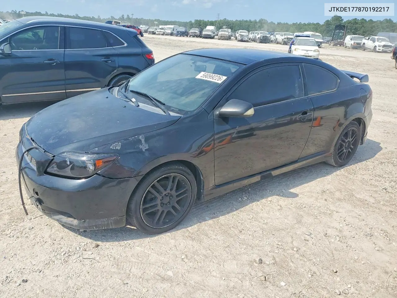 2007 Scion Tc Base VIN: JTKDE177870192217 Lot: 59099226