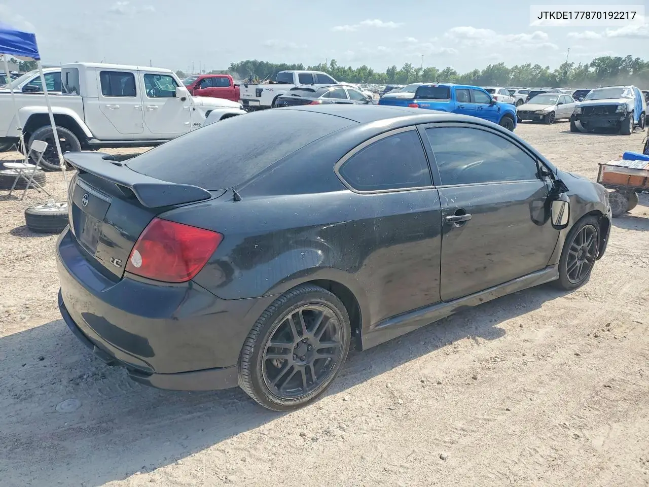 2007 Scion Tc Base VIN: JTKDE177870192217 Lot: 59099226
