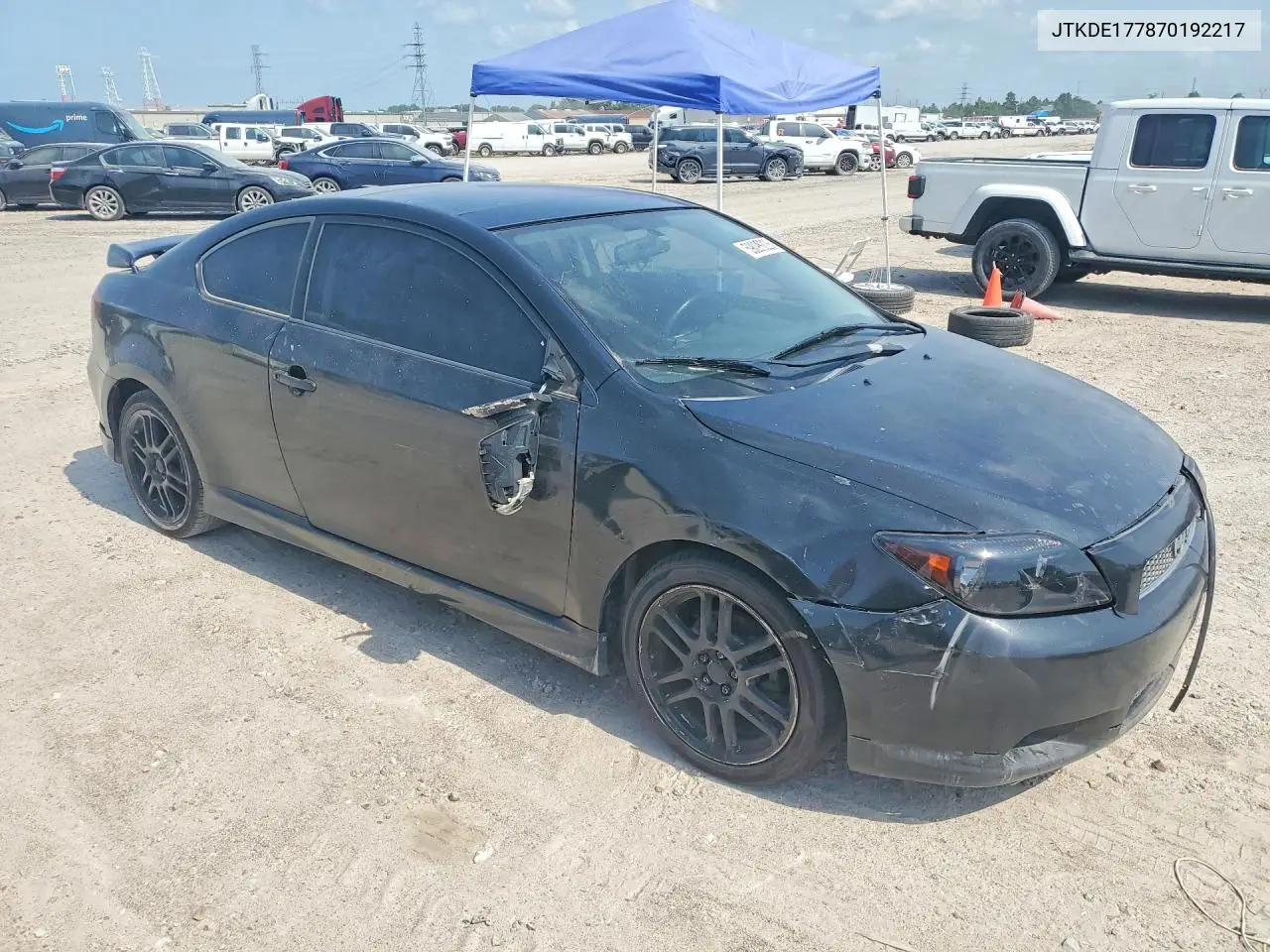 2007 Scion Tc Base VIN: JTKDE177870192217 Lot: 59099226