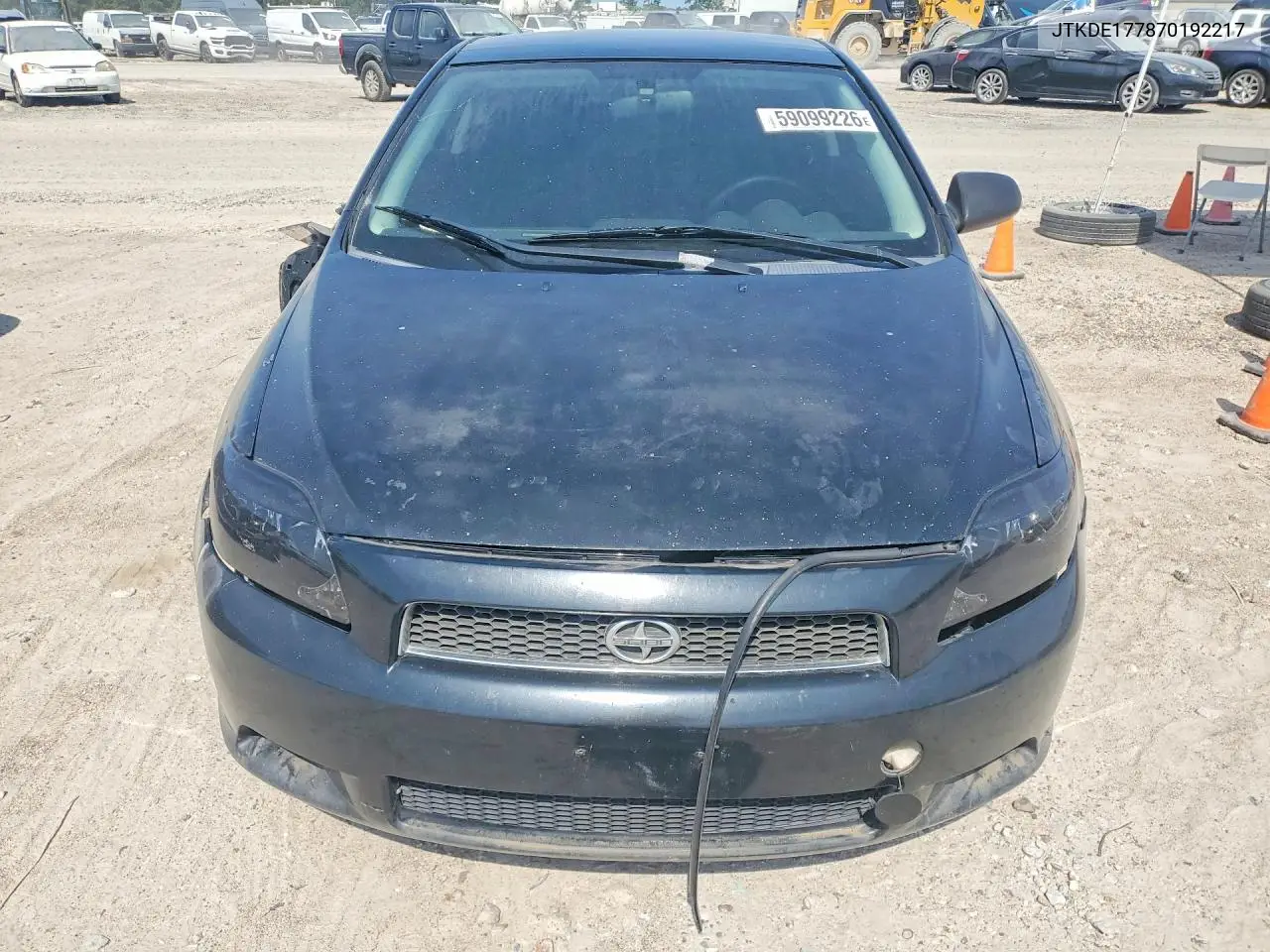 2007 Scion Tc Base VIN: JTKDE177870192217 Lot: 59099226