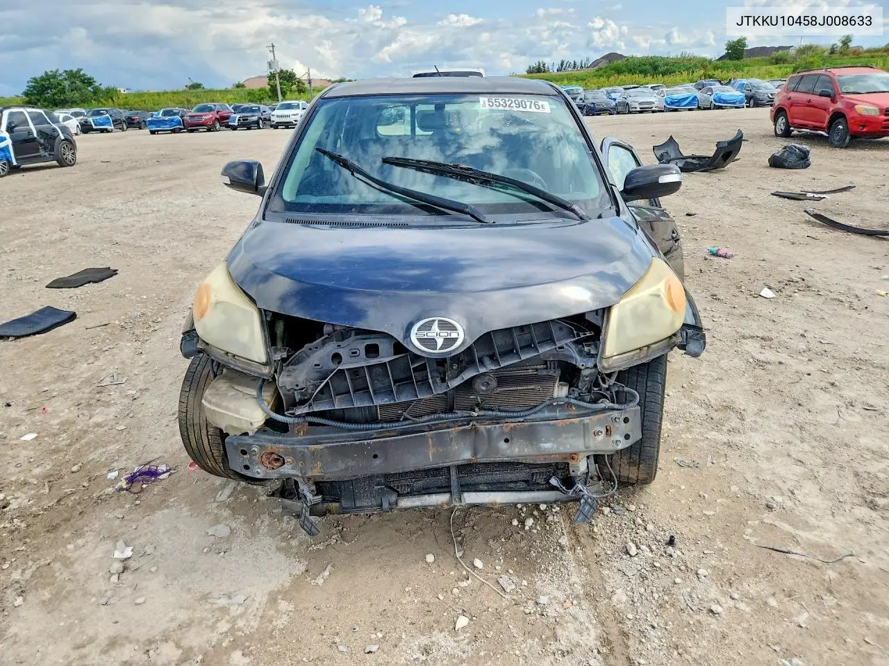 2008 Scion Xd Base VIN: JTKKU10458J008633 Lot: 55329076