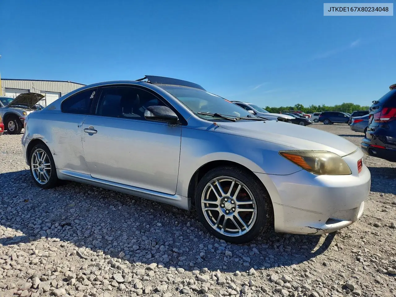2008 Scion Tc Base VIN: JTKDE167X80234048 Lot: 55611836