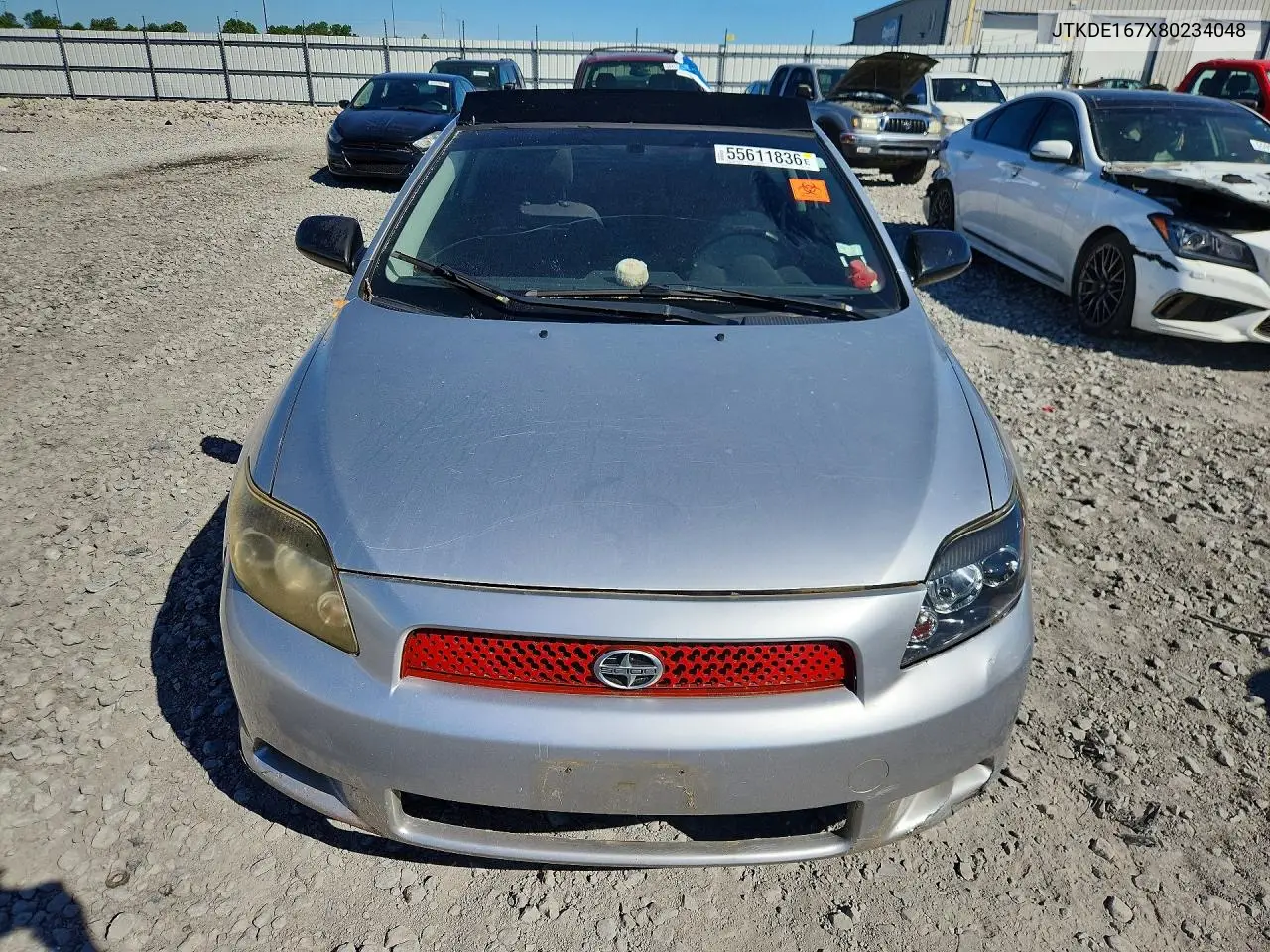2008 Scion Tc Base VIN: JTKDE167X80234048 Lot: 55611836