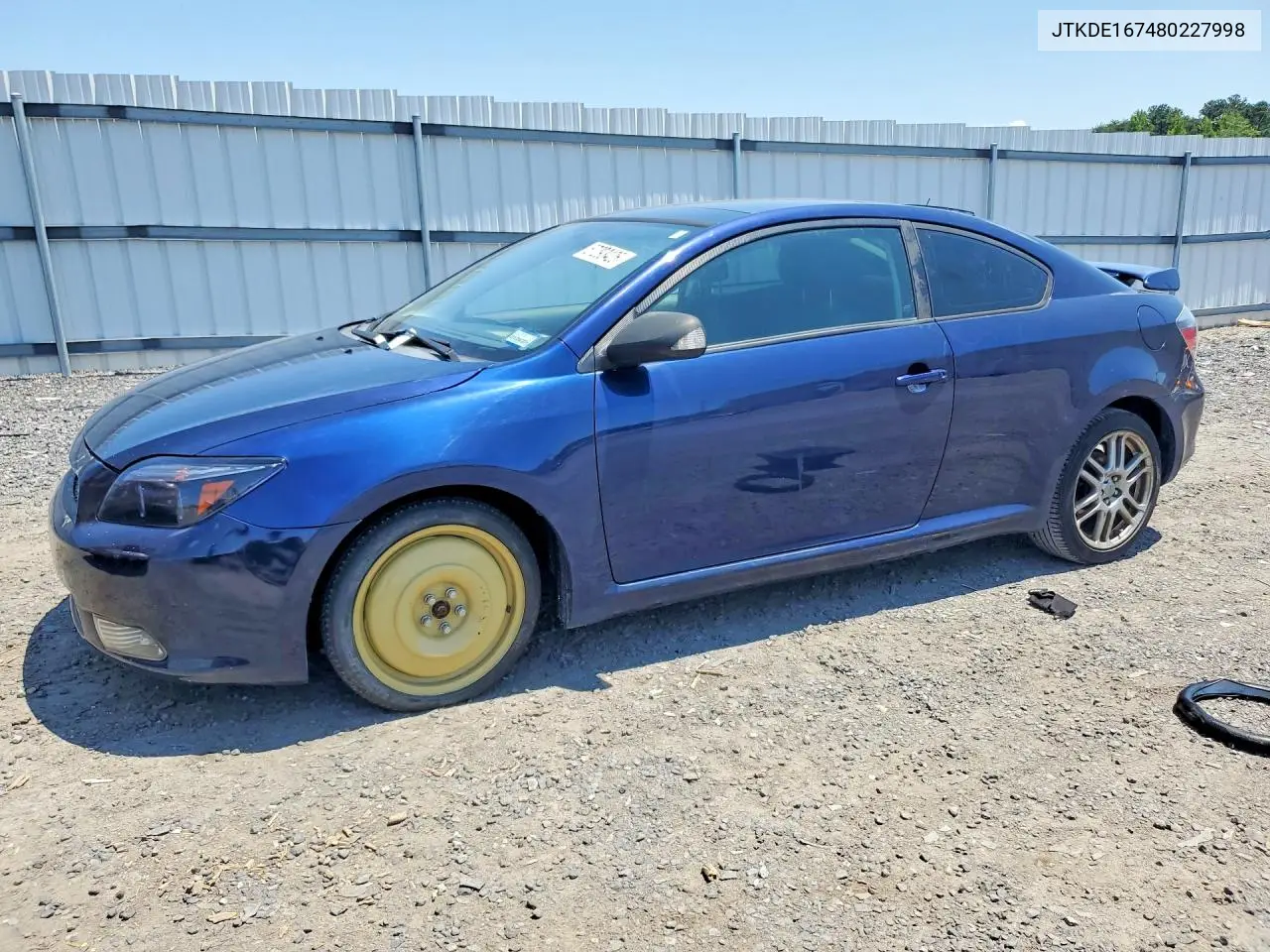 2008 Scion Tc Base VIN: JTKDE167480227998 Lot: 57293426