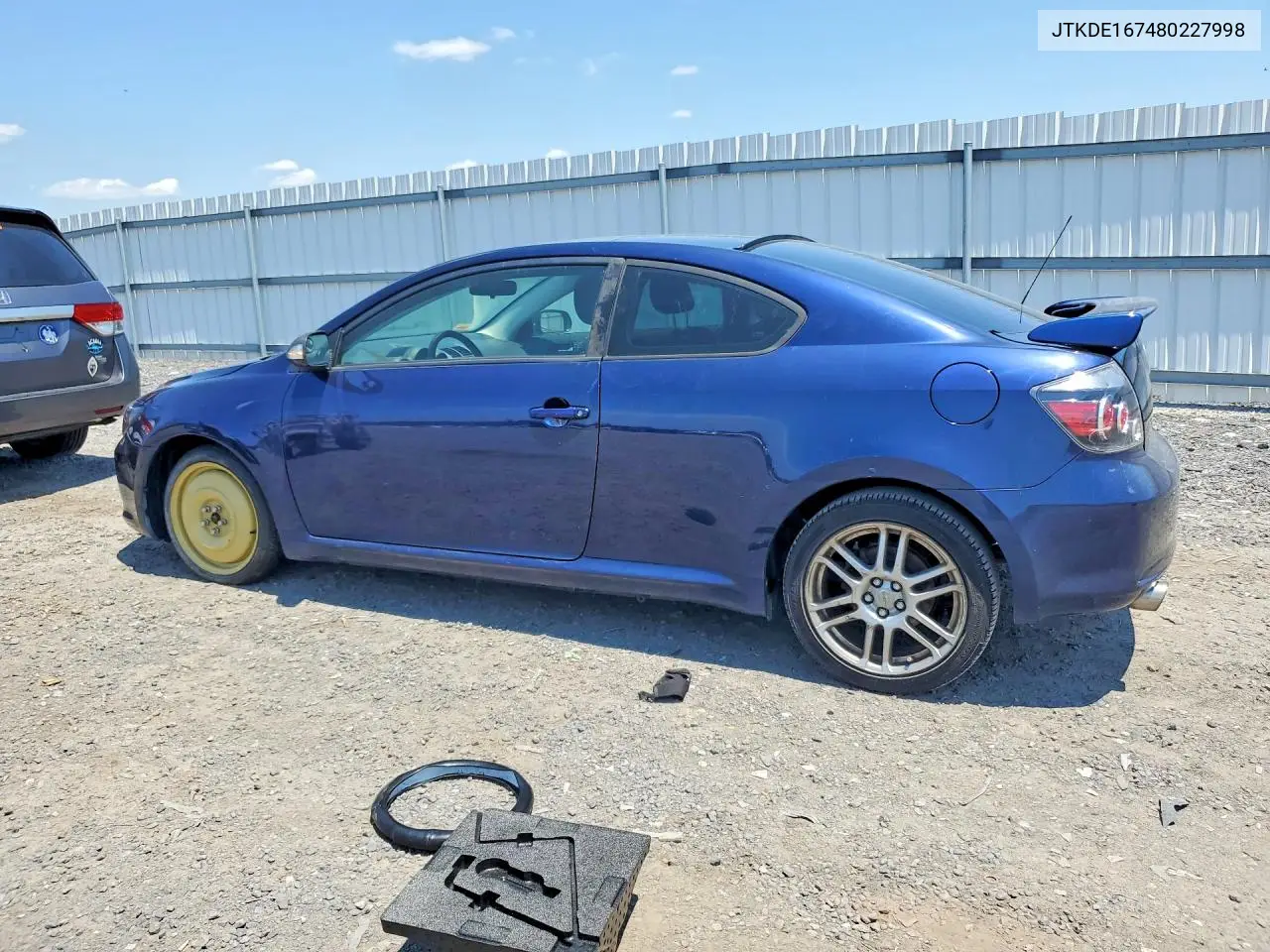 2008 Scion Tc Base VIN: JTKDE167480227998 Lot: 57293426